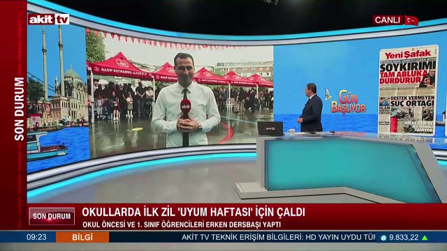 Okullarda ilk zil uyum haftası için çaldı