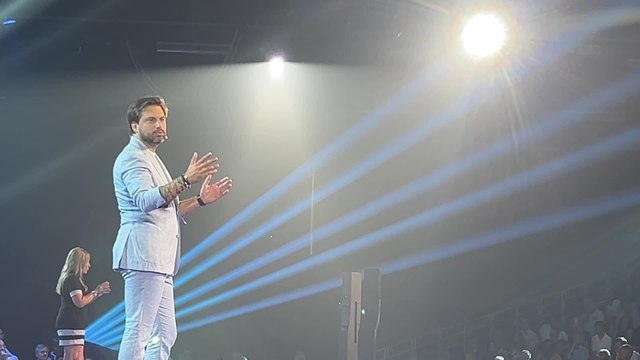 Georges-Louis Bouchez lance à Ciney la campagne du MR pour les élections communales et provinciales