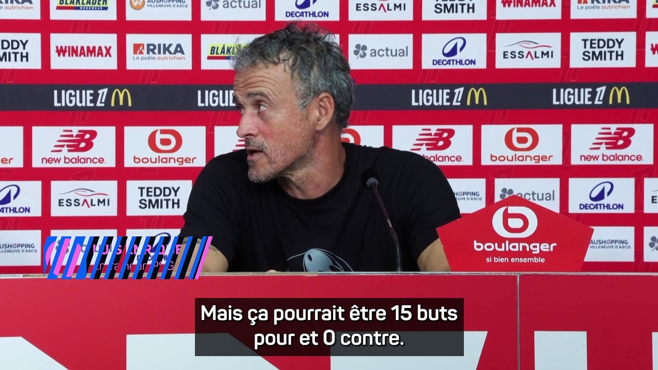 Luis Enrique : “C’est magnifique”