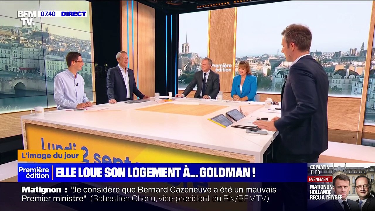 Cathleen, Catherine de son vrai prénom, l'hôte qui a reçu Jean-Jacques Goldman et son épouse Nathalie dans son appartement témoigne sur BFMTV.