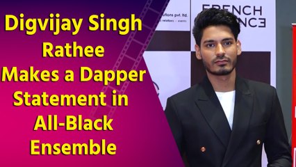 Splitsvilla 15's Digvijay Singh Rathee  Looks Sharp in Black Suit and Pants