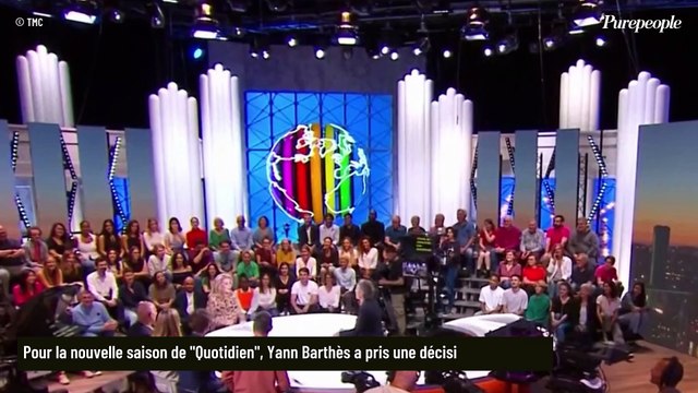 Nous allons arrêter... : ce grand changement annoncé par Yann Barthès pour le retour de Quotidien