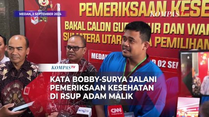 Kata Bobby-Surya Jalani Pemeriksaan Kesehatan di RSUPAdam Malik