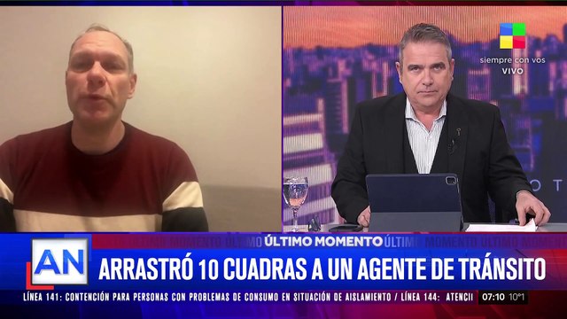 Gualeguaychú: arrastró 10 cuadras a un agente de tránsito