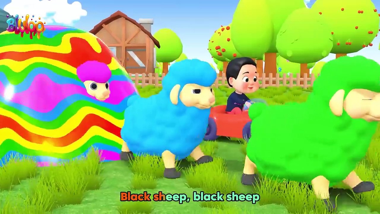 Baa Baa Black Sheep Song _ BluLoo Nursery Rhymes & Kids Songs_HD