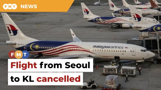 Malaysia Airlines cancels flight from Seoul to KL