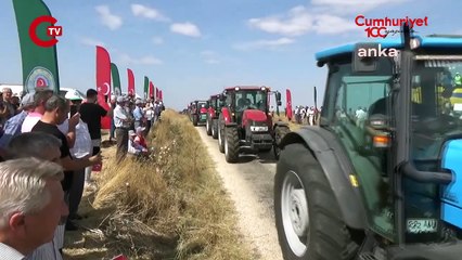 Ayçiçek üreticisi Edirne'de ses verdi! Çiftçiler traktörle eylem yaptı