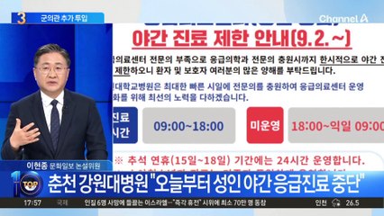 정부, 모레(4일)부터 “응급실 군의관 추가 투입”