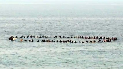 Memorial paddle out for surfing pioneer John Owen