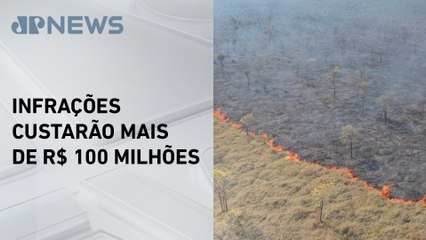 Ibama aplica multas por queimada em ferrovia no Pantanal