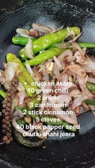 Chicken Coconut Costal Style Akhni With Ghee Rice