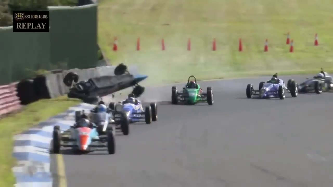 Victorian Formula Vee Championship 2024 Sandown 2 Race 1 Rowe Flip