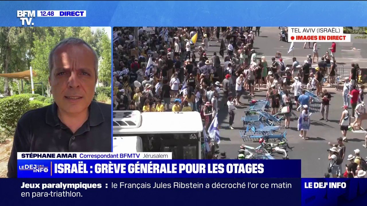 Blocages de routes, manifestations: la grève générale continue en Israël pour obtenir la libération des otages du Hamas