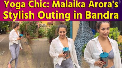 Malaika Arora's Chic Yoga Ensemble: Turning Heads in Bandra