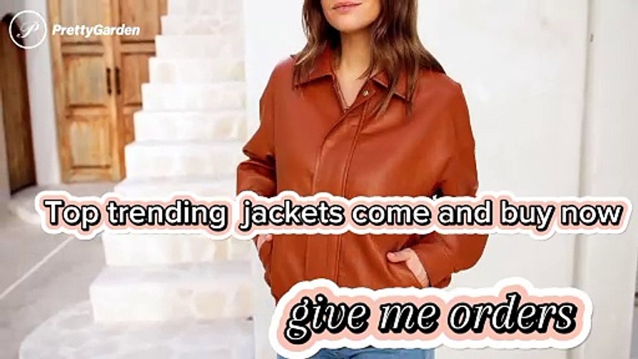 Title:* "PRETTYGARDEN Women's Faux Leather Motorcycle Jacket - Trendy Fall Clothes Oversized Zip Up Winter Coat Outerwear" https://a.co/d/fW2rz0v