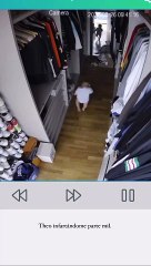 Video: Bebé se salva de sufrir un trágico accidente, su madre lo salvó