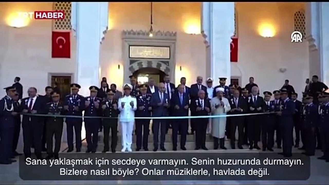 Erdoğan, Hava Harp Okulu Camii'nin açılışını yaptı