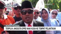 Terpilih! 2 Anggota DPRD Kota Parepare Naik Kuda dan Perahu ke Tempat Pelantikan