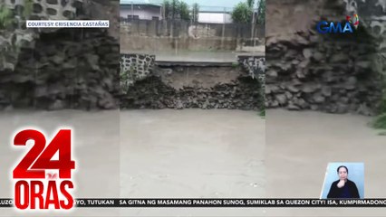 Riprap sa Las Piñas-Zapote river drive, bumigay | 24 Oras
