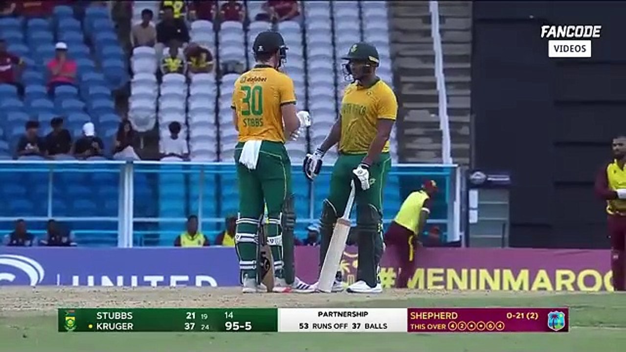 south africa vs west indies highlights