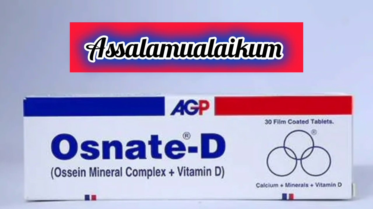 Osnate D tablets Uses, Benefits, Side effects and Dosage in Urdu. (@MedicineAndHealthAwareness).