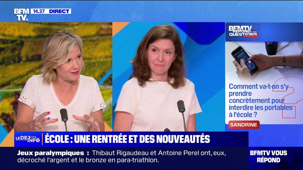 Comment va-t-on s'y prendre concrètement pour interdire les portables à l'école ?