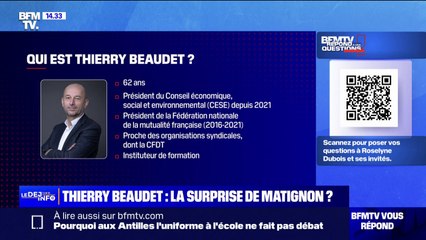 Qui est Thierry Beaudet, président du CESE et nouvelle hypothèse pour Matignon ?