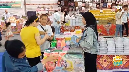 افتتاح معرض "أهلاً مدارس" في أسوان