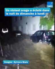 Orages et inondations à Flavigny-sur-Moselle