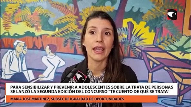 Para sensibilizar y prevenir a adolescentes sobre la trata de personas se lanzó la segunda edición del concurso Te cuento de qué se trata