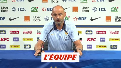 Baticle : «L'esprit et la philosophie seront dans la continuité» - Foot - Qualif. Euro Espoirs