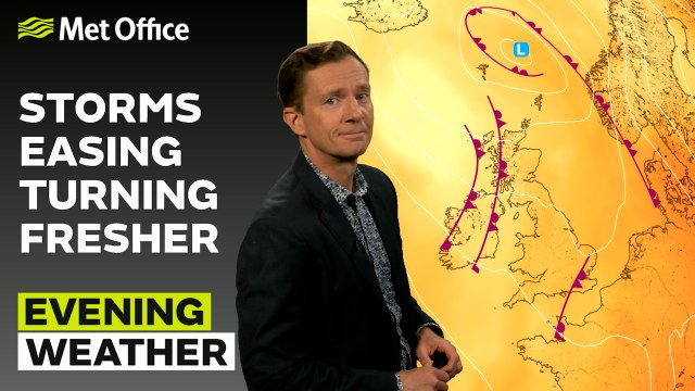 Met Office Evening Weather Forecast 02/09/24-Remaining muggy in the south