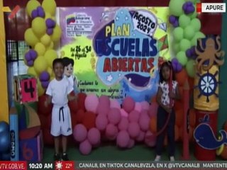 Video herunterladen: Apure I Más de mil niños disfrutan del Plan de Escuelas Abiertas con diversas actividades