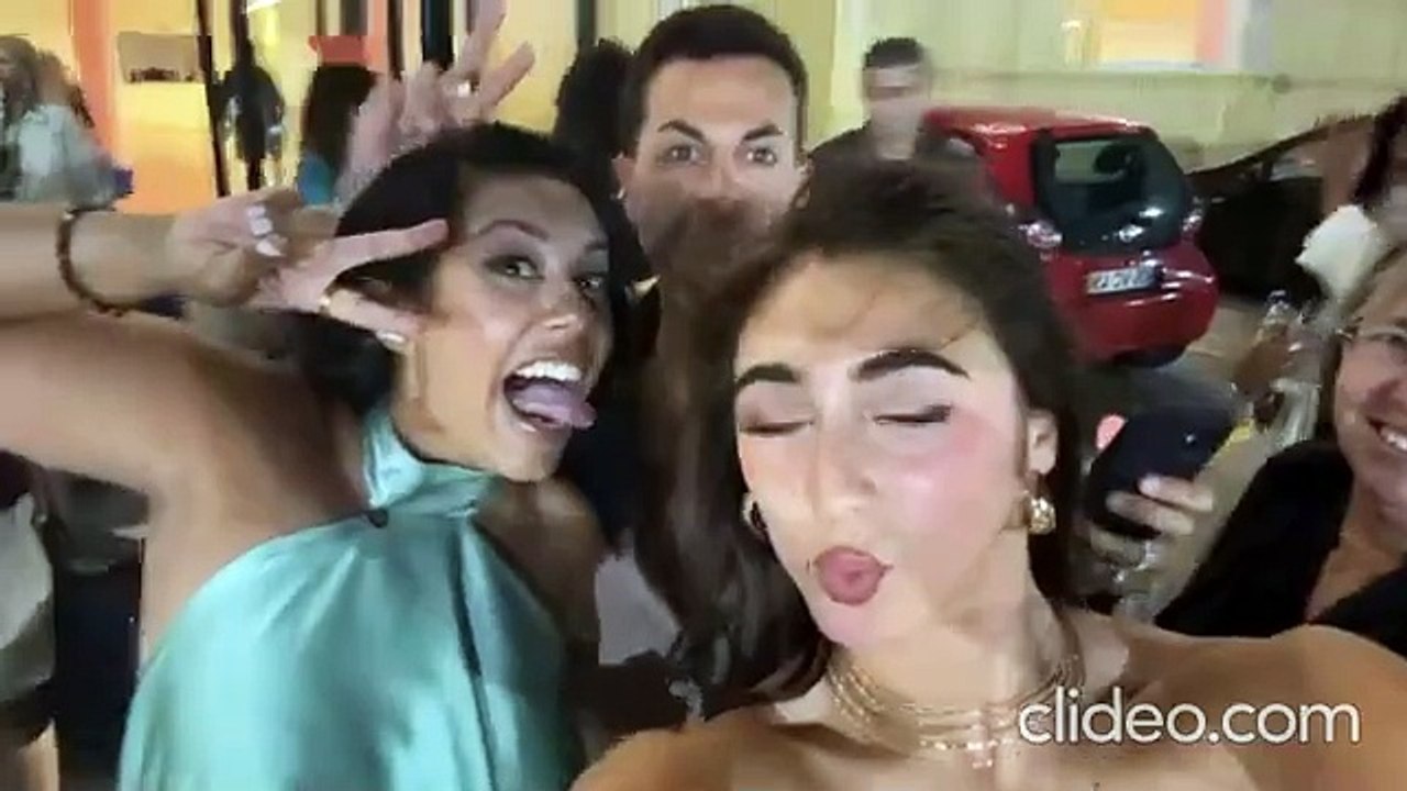 Marie partilhou um momento com o pai