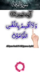 Al-Quran - Surah 75 - Al-Qiyaama - Ayah 2 | daily tilawat e quran | hafiz salman ali