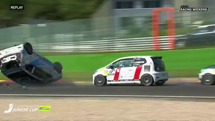 ADAC Tourenwagen Junior Cup 2024 Spa Race 2 Fuchs Flips