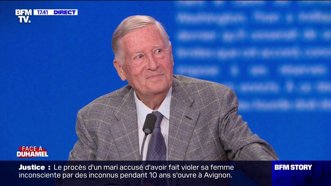 "C'est la dernière classe": Alain Duhamel annonce sa dernière saison sur BFMTV après 60 ans de carrière