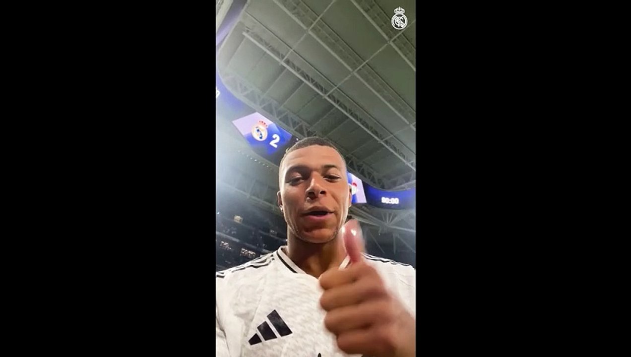1er but de Kylian Mbappé au Real Madrid