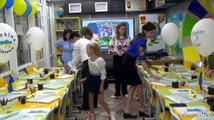 Ucraina, primo giorno di scuola a 6 anni nelle aule sotterranee
