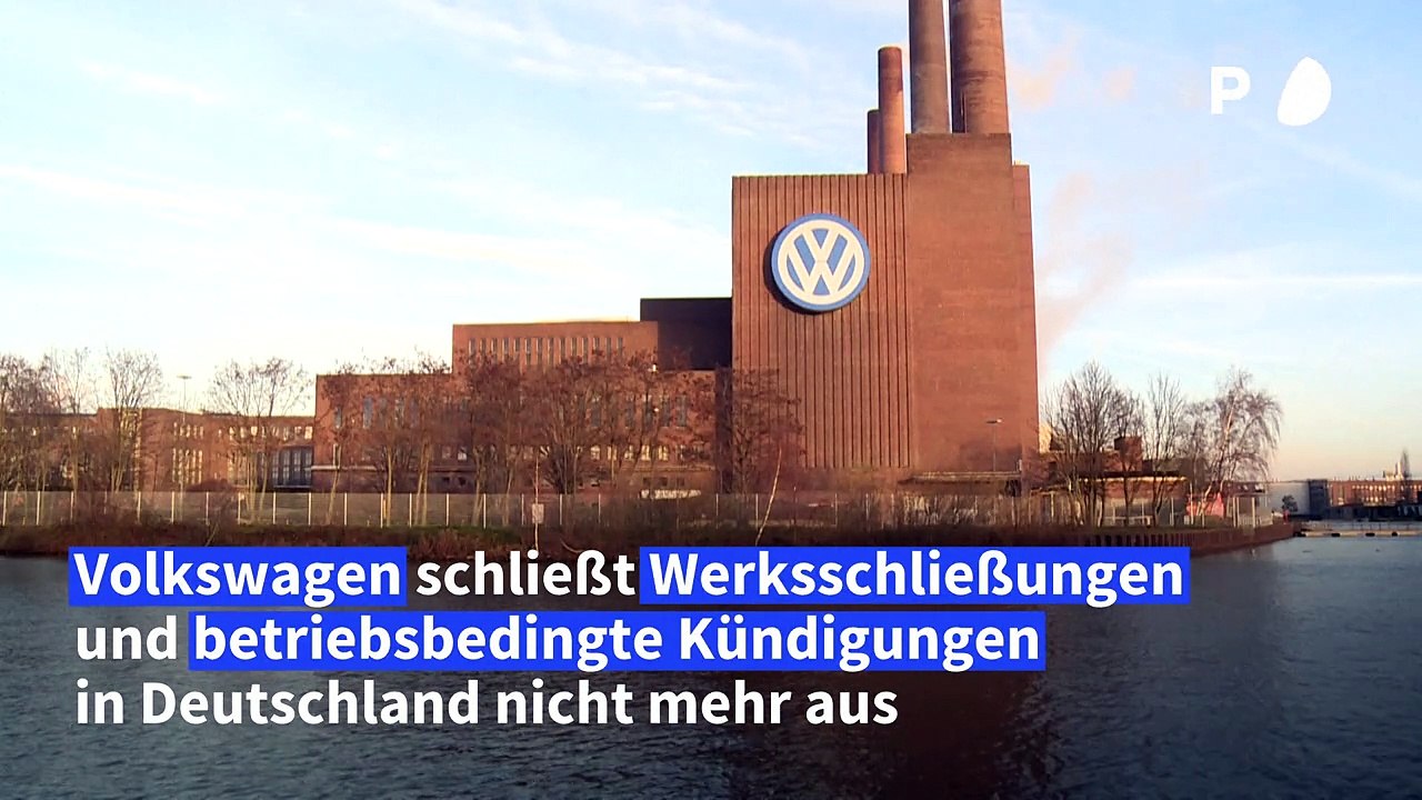 VW schließt Werksschließungen in Deutschland nicht aus