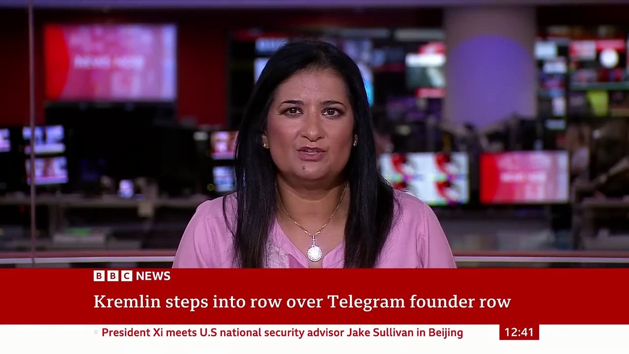 Telegram boss banned from leaving France in criminal probe _ BBC News