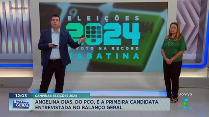 Candidata Angelina Dias explica propostas de campanha ao vivo