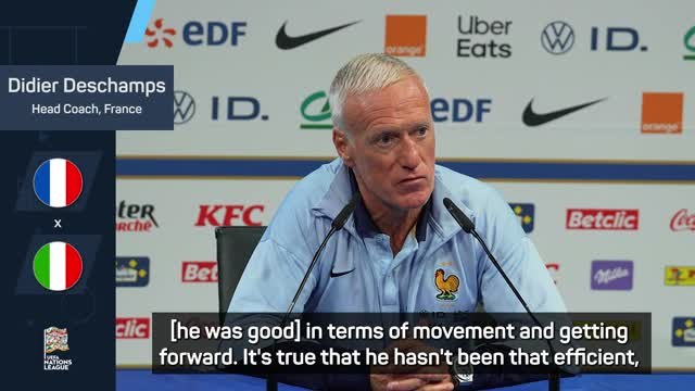 Deschamps not concerned about Mbappe's slow start to life in Madrid