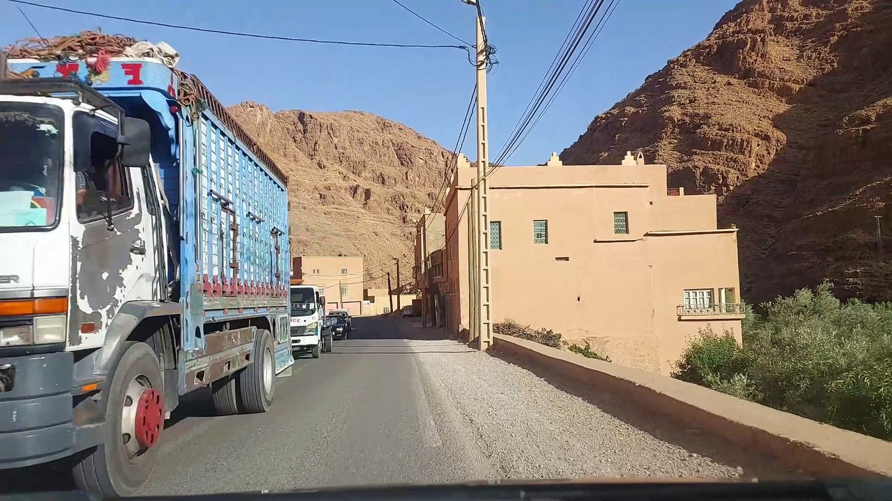 طريق مضايق تودغى - تنغير