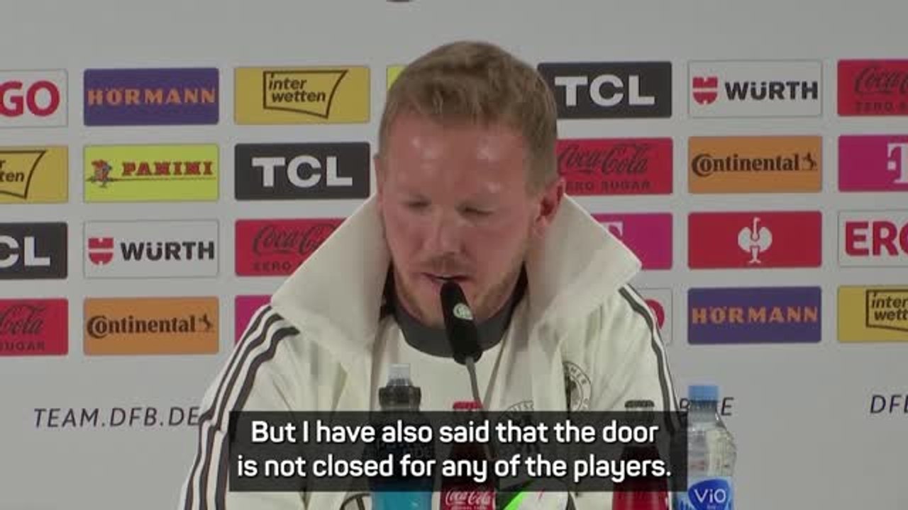 Door not closed for retired Germany players - Nagelsmann