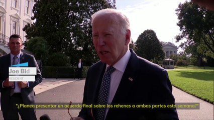 Biden dice que Netanyahu no hace lo suficiente para garantizar el acuerdo sobre los rehenes