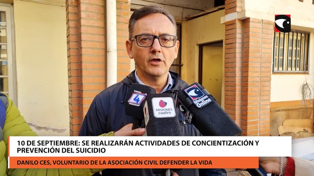 10 de Septiembre se realizarán actividades de concientización y prevención del suicidio