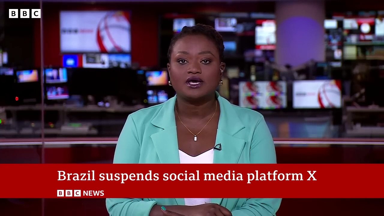 Brazil suspends social media platform X _ BBC News