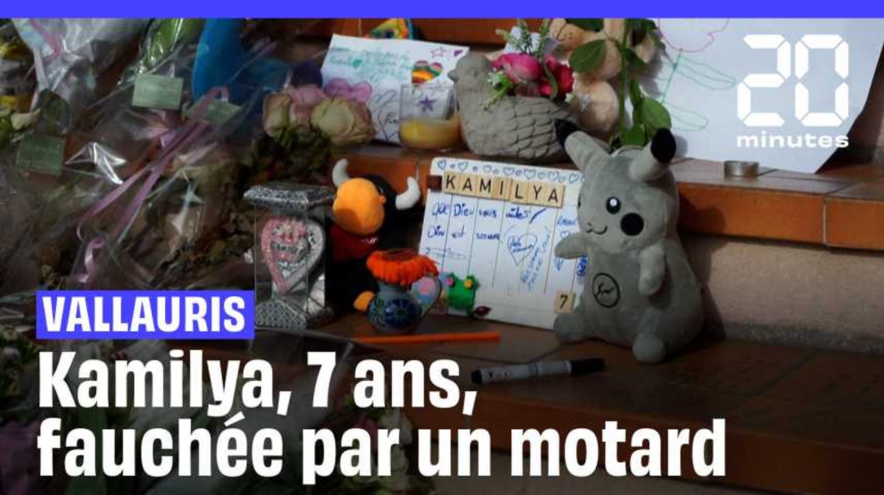 Vallauris : Des anonymes rendent hommage à Kamilya, 7 ans, fauchée par un motard