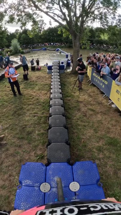 Seriously Good Vibes At @Malvernsclassic Lake Ride This Weekend  Nearly Managed To Keep My Self And The Bike Out Of The Water And Mud Follow For More Video Have Trendingresls"...!!